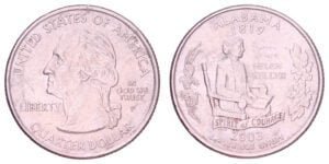 UNITED STATES OF AMERICA 1/4 dollar 2003P / Alabama / VF+