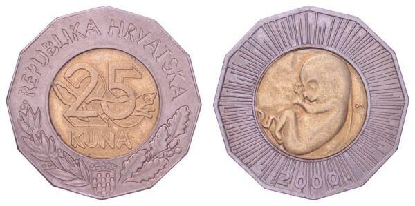 CROATIA 25 kuna 2000 / Millenium / VF