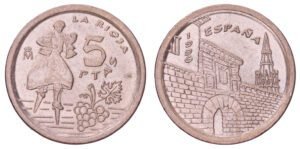 SPAIN 5 pesetas 1996 / La Rioja / XF