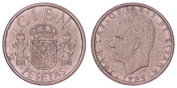 SPAIN 10 pesetas 1984 VF+