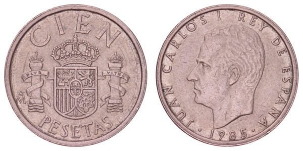 SPAIN 10 pesetas 1985 VF+