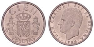 SPAIN 10 pesetas 1984 VF+