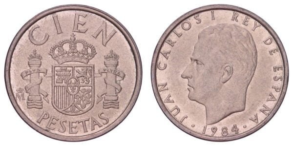 SPAIN 10 pesetas 1984 VF+