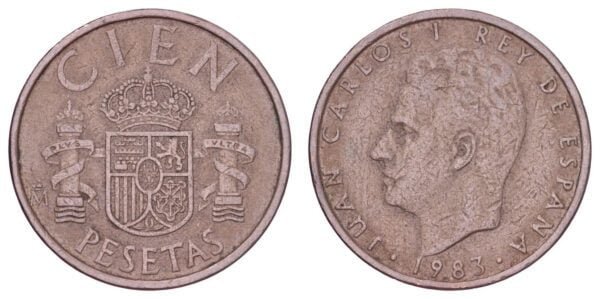 SPAIN 10 pesetas 1983 VF