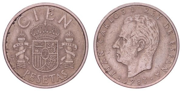 SPAIN 10 pesetas 1983 VF