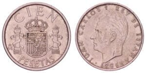 SPAIN 10 pesetas 1986 VF