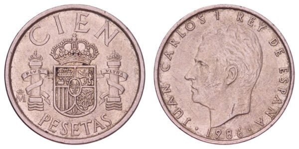 SPAIN 10 pesetas 1986 VF