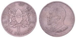 KENYA 1 shilling 1966 VF