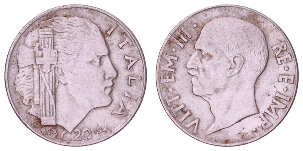 ITALY 20 centesimi 1941 VF