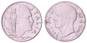 ITALY 20 centesimi 1940 VF