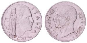 ITALY 20 centesimi 1941 VF