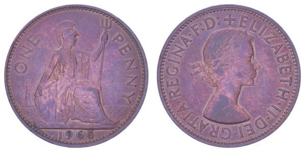 GREAT BRITAIN 1 penny 1965 VF