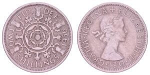 GREAT BRITAIN 2 shillings 1965 VF