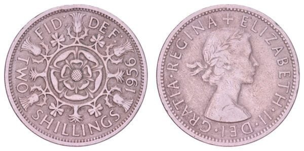 GREAT BRITAIN 2 shillings 1965 VF