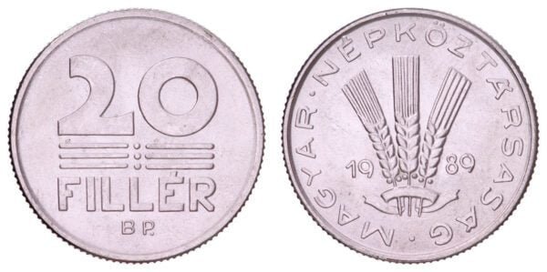 HUNGARY 20 filler 1989 UNC