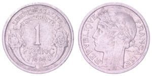 FRANCE 1 franc 1959 VF