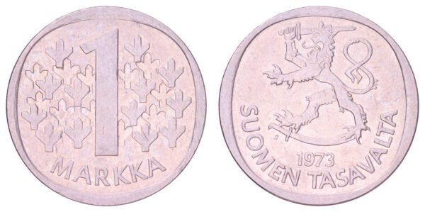FINLAND 1 markka 1973 VF