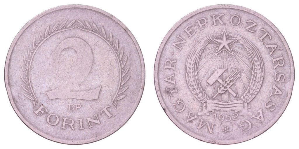 HUNGARY 2 forint 1952 VF