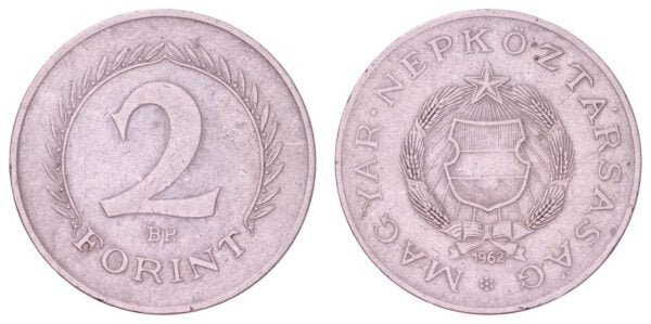 HUNGARY 2 forint 1962 VF