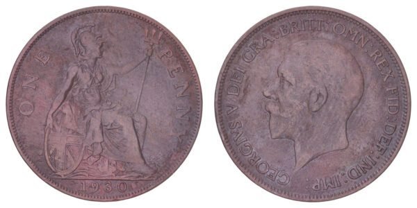 GREAT BRITAIN 1 penny 1930 VF