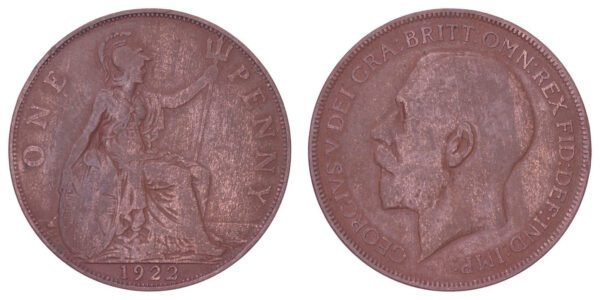 GREAT BRITAIN 1 penny 1922 VF-