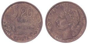 FRANCE 20 francs 1953 VF