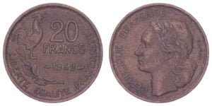 FRANCE 20 francs 1952 VF