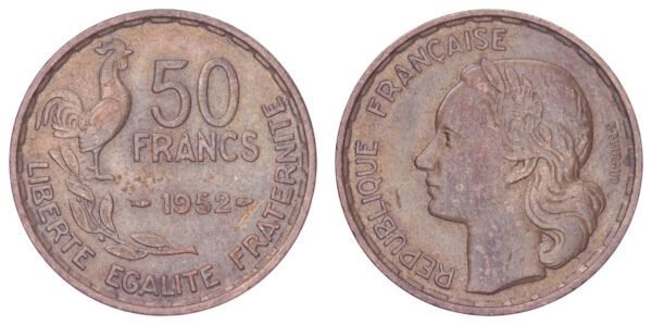 FRANCE 50 francs 1952 XF