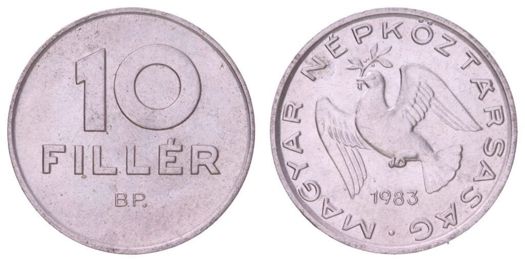 HUNGARY 10 filler 1983 XF