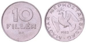 HUNGARY 10 filler 1983 XF