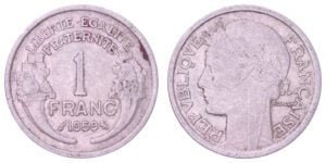 FRANCE 1 franc 1959 VF