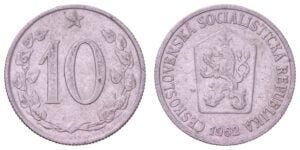 CZECHOSLOVAKIA 10 haleru 1962 VF