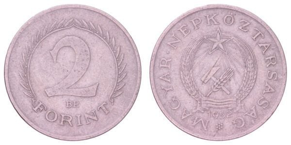 HUNGARY 2 forint 1952 VF
