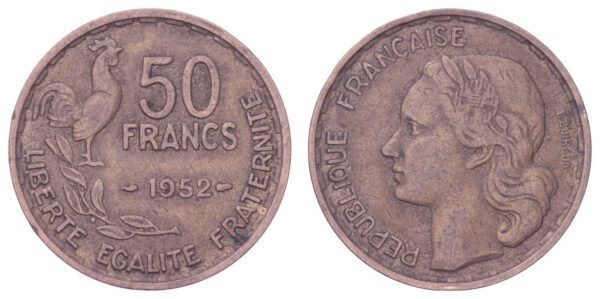 FRANCE 50 francs 1952 VF