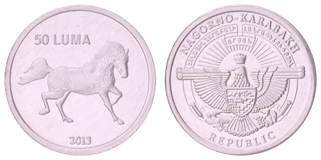 NAGORNO KARABAKH 50 luma 2013 / Horse / UNC