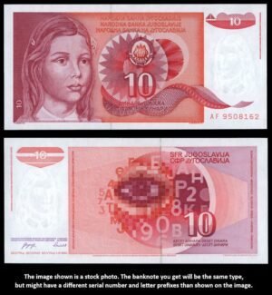 YUGOSLAVIA 10 dinara 1990 UNC