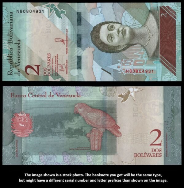 VENEZUELA 2 bolivares 2018 UNC