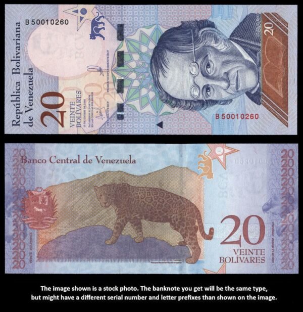 VENEZUELA 20 bolivares 2018 UNC