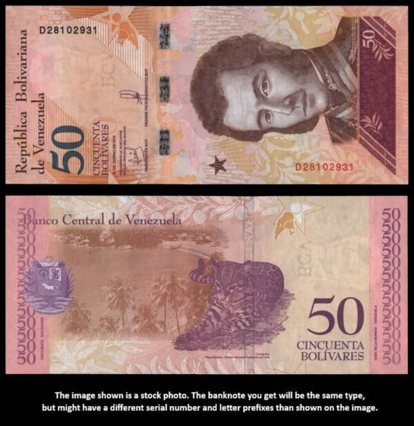 VENEZUELA 50 bolivares 2018 UNC