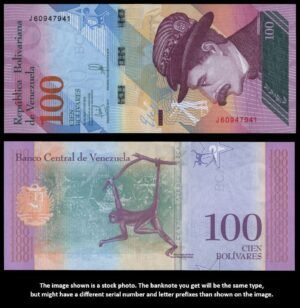 VENEZUELA 100 bolivares 2018 UNC