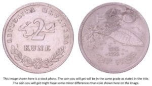 CROATIA 2 kune 1995 / FAO / VF-