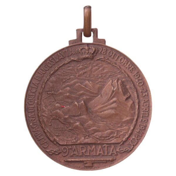 ITALY WWII 9th Army / 9 Armata / Commemorative Military MedaI