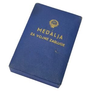 YUGOSLAVIA Case for the Medal for Military Merits