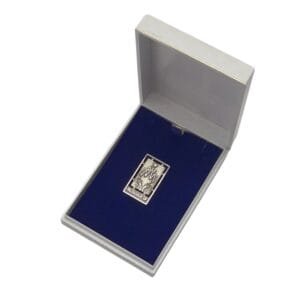 YUGOSLAVIA Slovenian WWII Liberation Front [Osvobodilna fronta] award pin / .800 Silver / in case