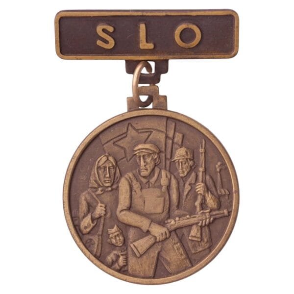 YUGOSLAVIA Slovenia All-National Defense medal / numbered