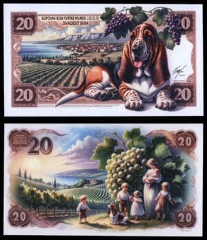 CROATIA 20 euro 2023 / Numex company purchase voucher / UNC