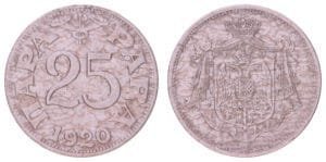 YUGOSLAVIA 25 para 1920 VF+