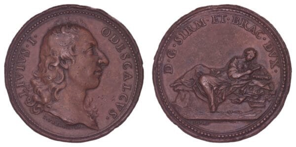 ITALY Livio Odescalchi by Hamerani / Bronze medal / 31.36 g. / 44 mm