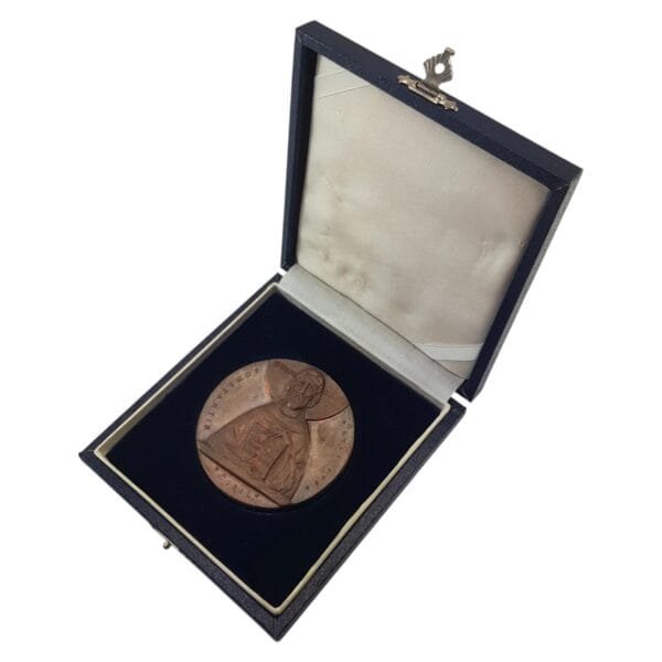CROATIA 1969 St. Cyril - Glagolitic Script Symposium by Želimir Janeš / Bronze medal / 248 g / 70 mm