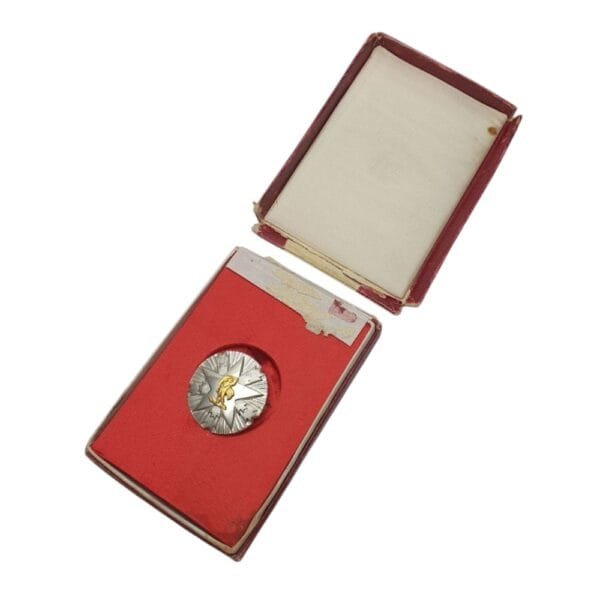 YUGOSLAVIA Order for the Merit for the People, 3rd class, horizontal pin + case (not matching)